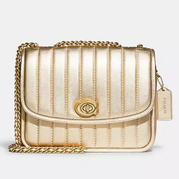 Coach | Bags | Coach Madison Shoulder Bag With Quilting Nwt | Poshmark